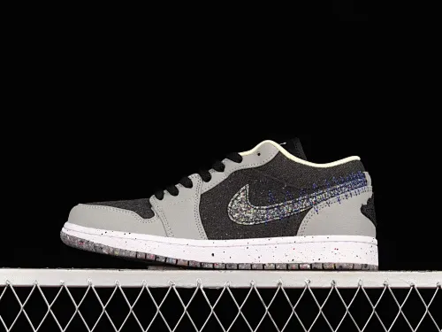All categories Air Jordan Jordan series basketball shoes Air Jordan 1 Low G version pure original Air Jordan 1 Low AJ1 Joe 1 gray blue black stitching low-top cultural leisure sports sneakers DM4657-001